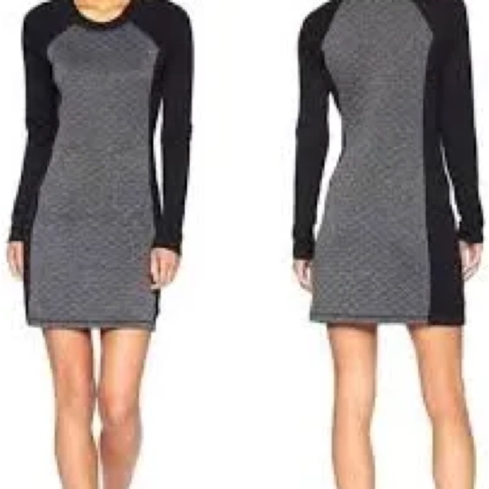 Smartwool Diamond Peak Quilted Black Gray Dress Pockets Outdoor Size L - Picture 2 of 9